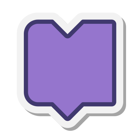 Blockly Violet icon in Stickers Style