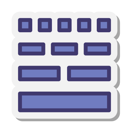 Line Style icon in Stickers Style