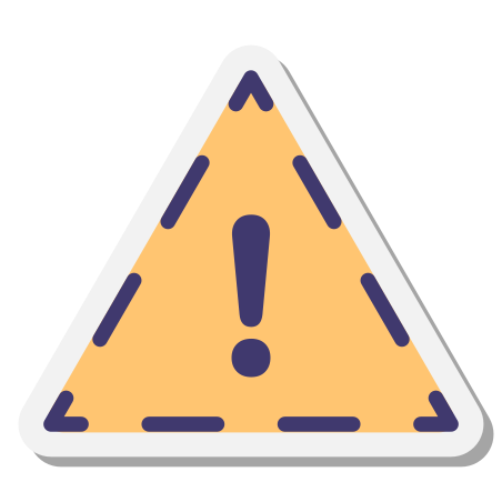 Low Risk icon in Stickers Style