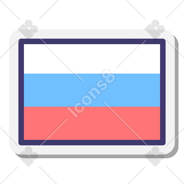 Как выглядит значок россия