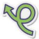 curly arrow icon