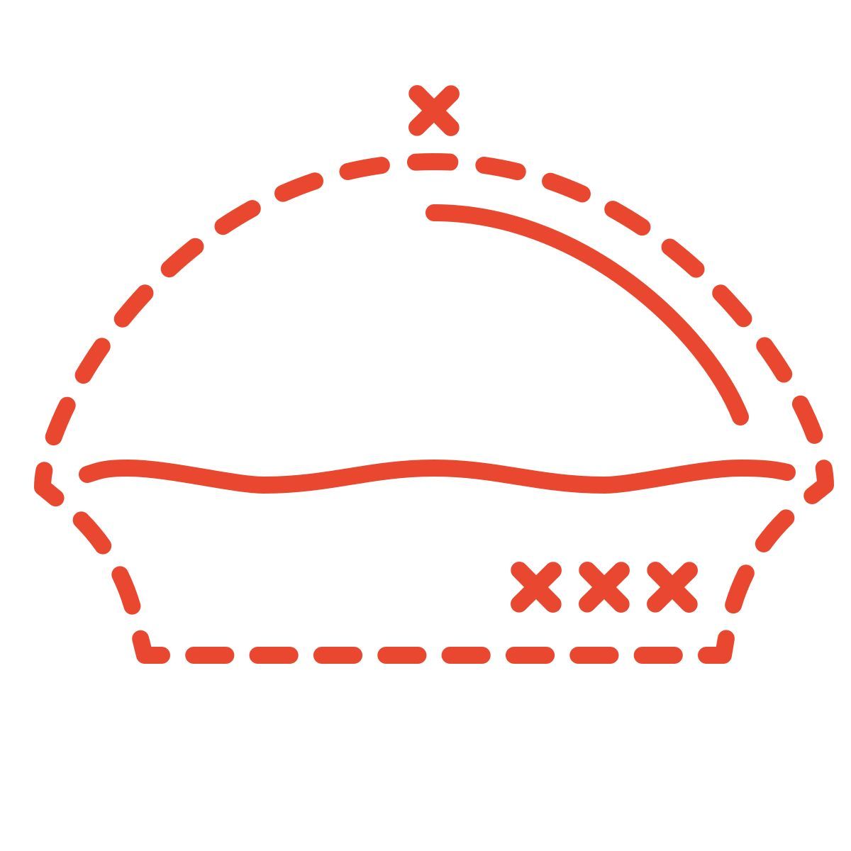 stitch style beret icon