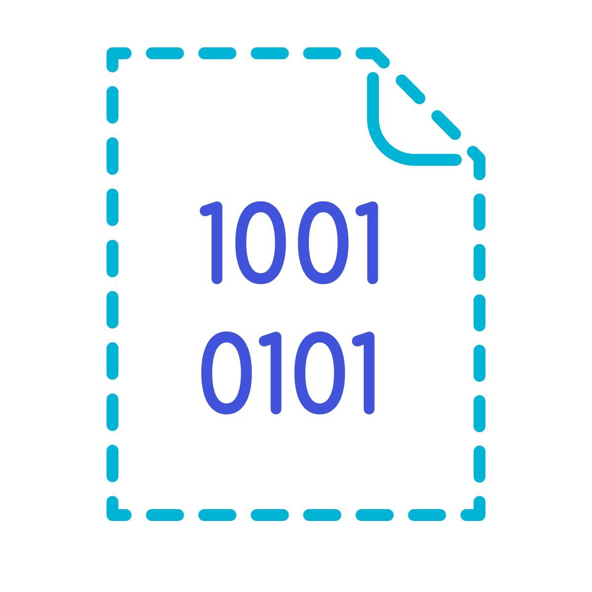 stitch style binaire icon