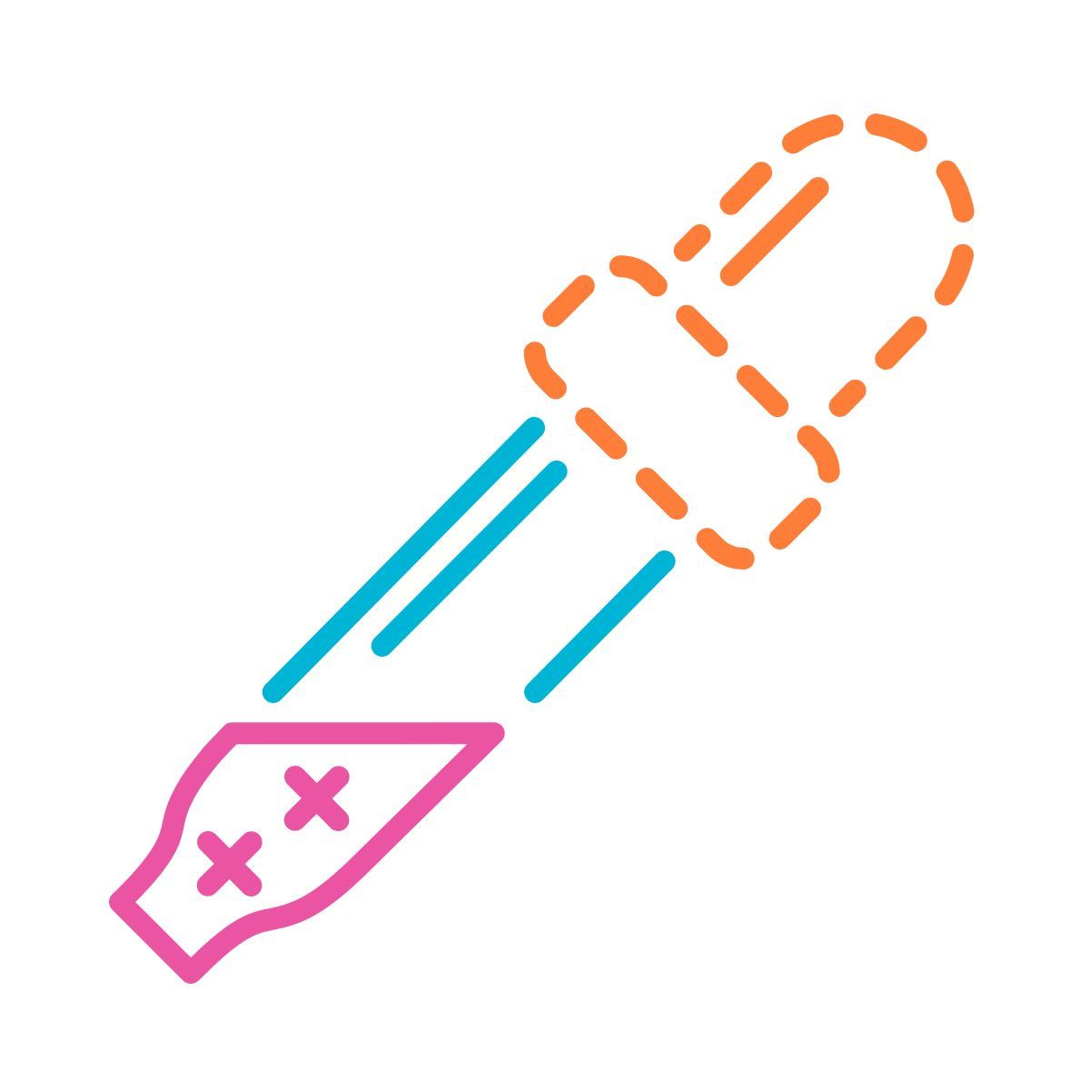 stitch style contagocce icon