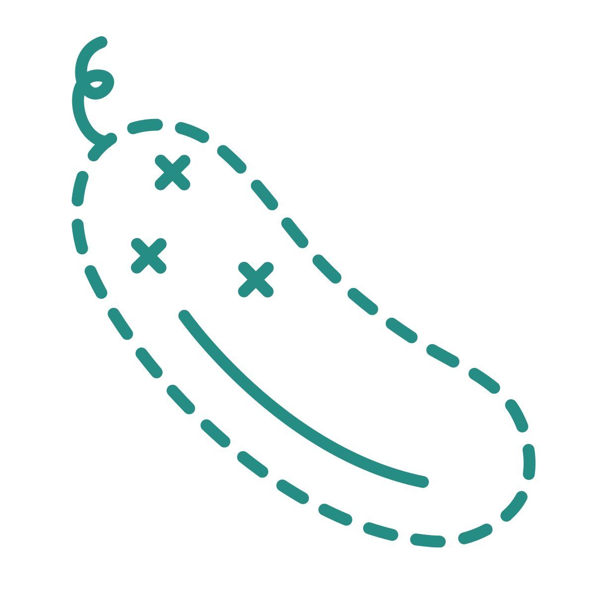 stitch style 黄瓜 icon