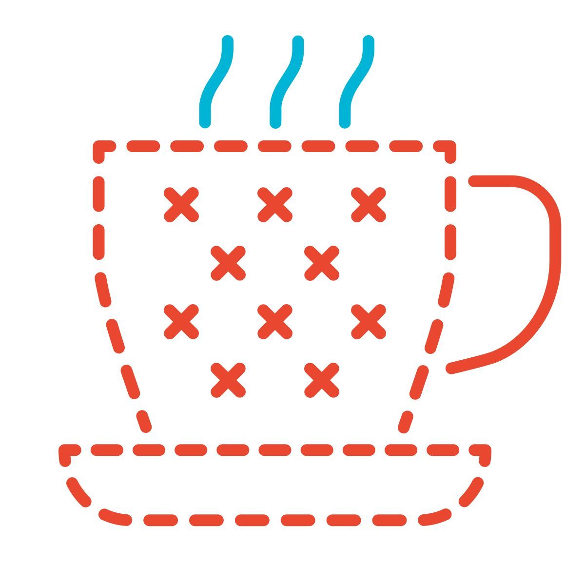 stitch style tasse icon