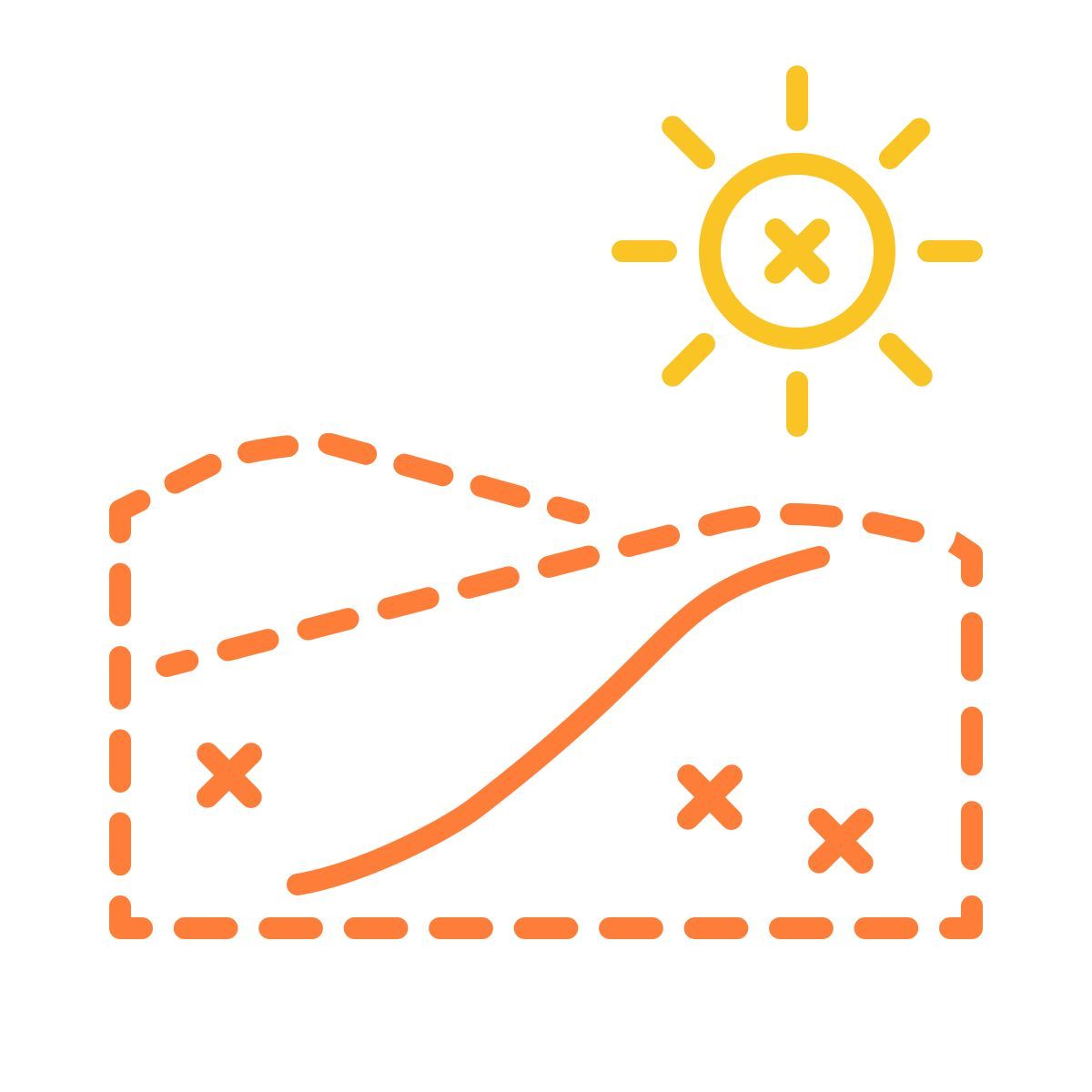 stitch style 사막 풍경 icon