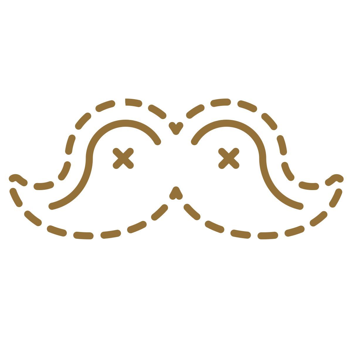 stitch style 영어 콧수염 icon