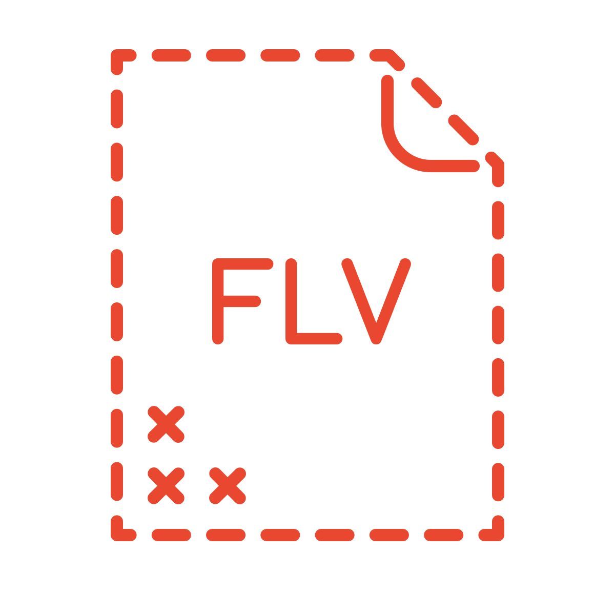 stitch style flv icon