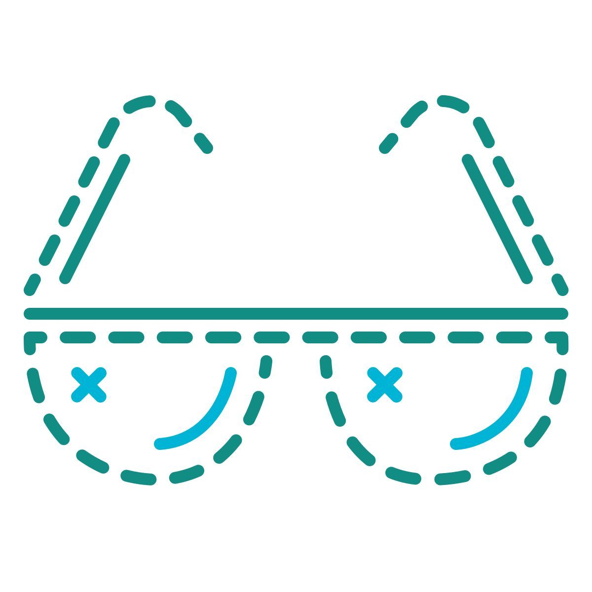 stitch style 안경 icon