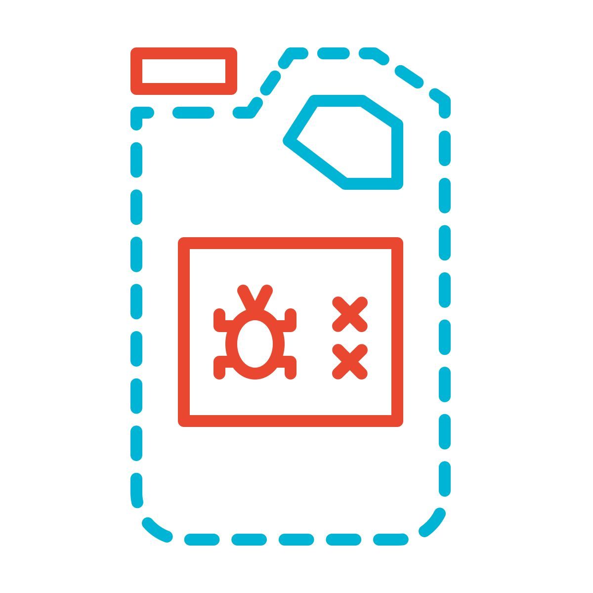 stitch style pesticida icon