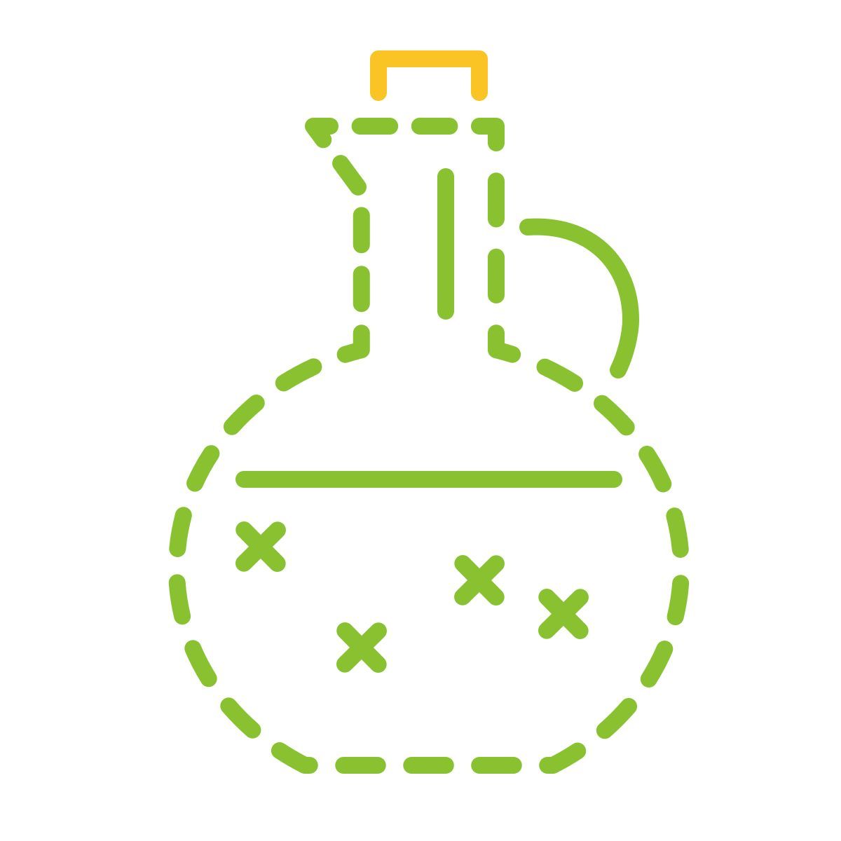 stitch style olivenöl icon