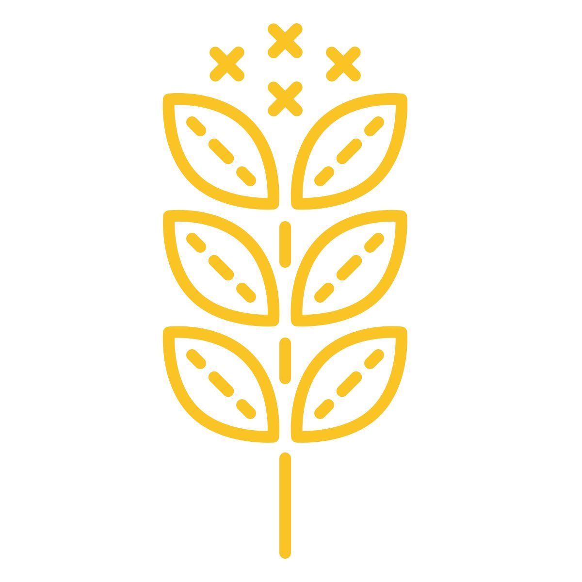 stitch style wheat icon