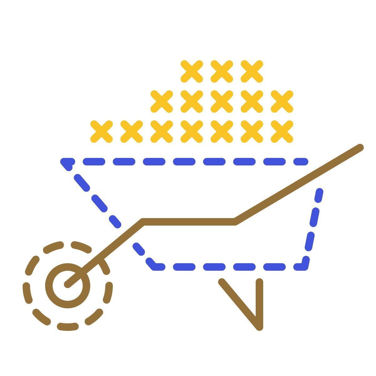 stitch style carriola icon