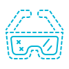 protective glasses icon