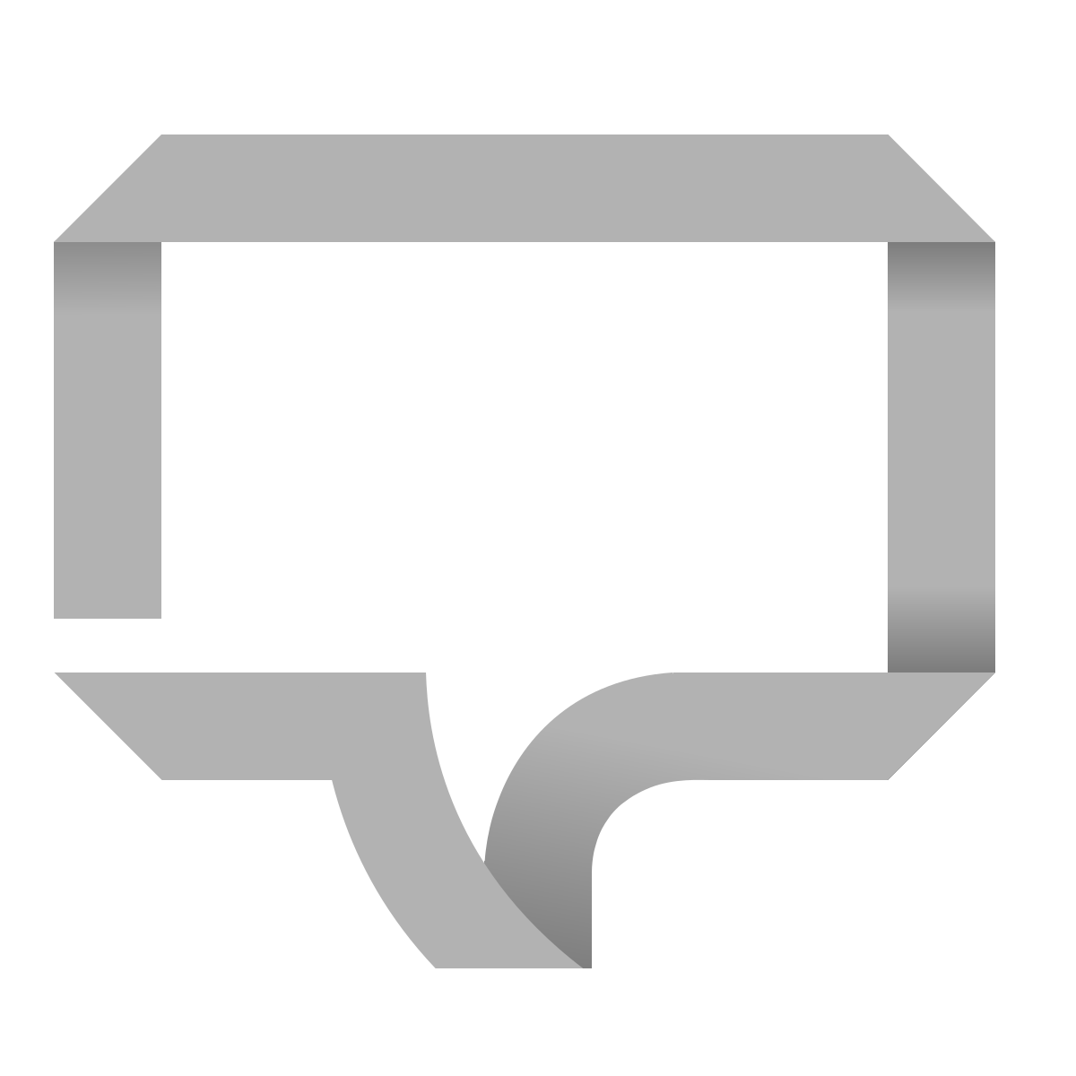 tapes style comments icon
