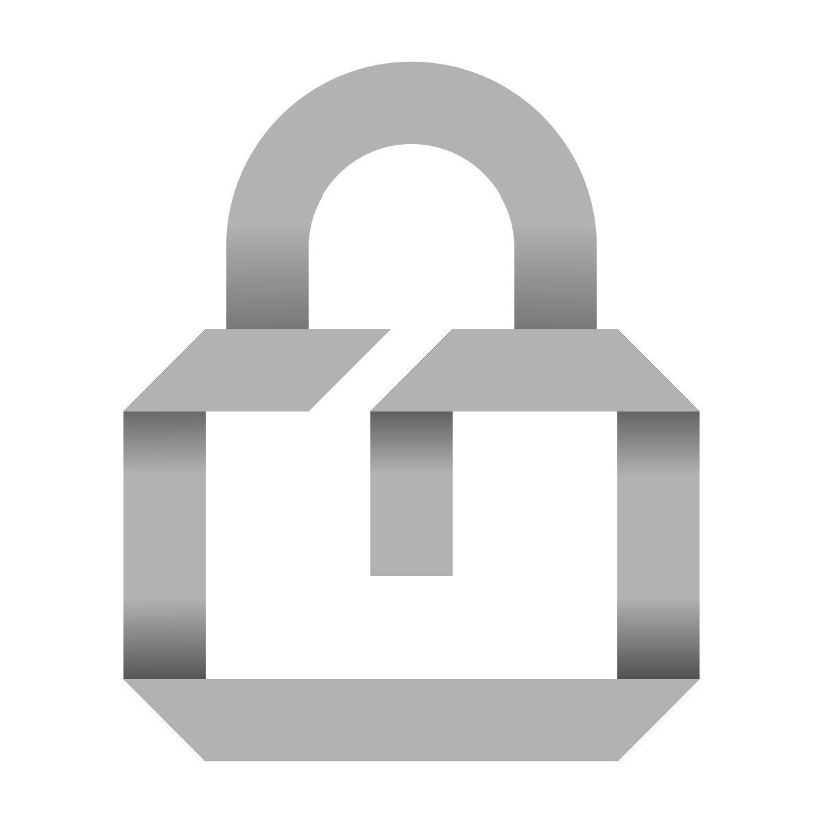 tapes style lock icon
