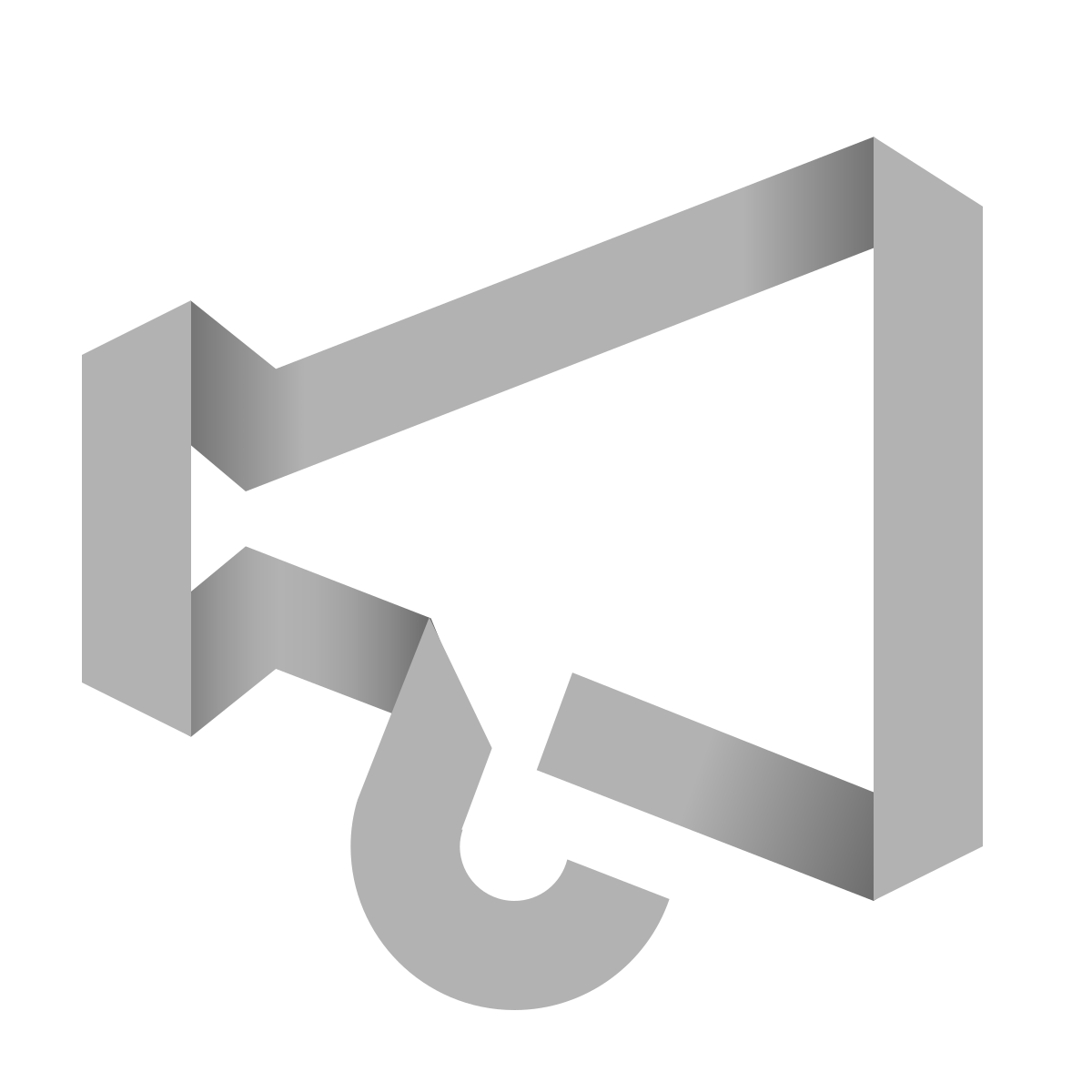 tapes style megaphone icon