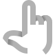 finger and-thumb icon