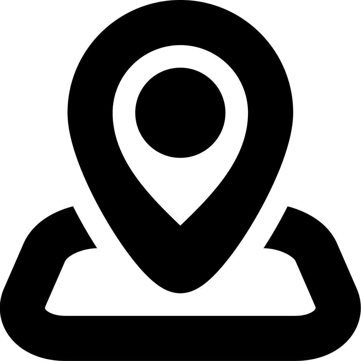 tiny bold style 地图点 icon