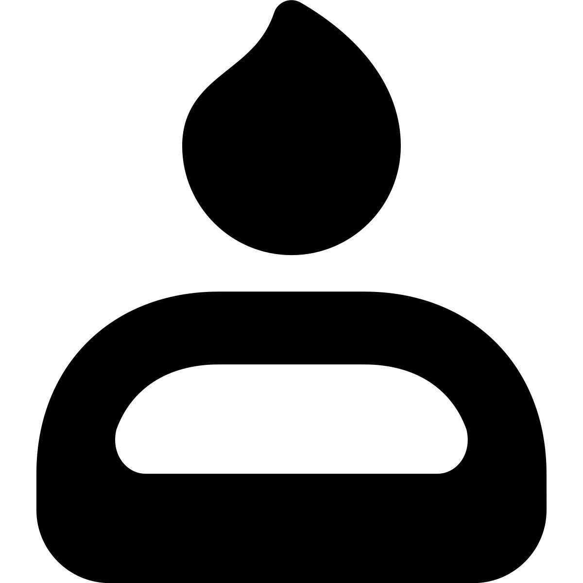 tiny bold style alcohol burner icon