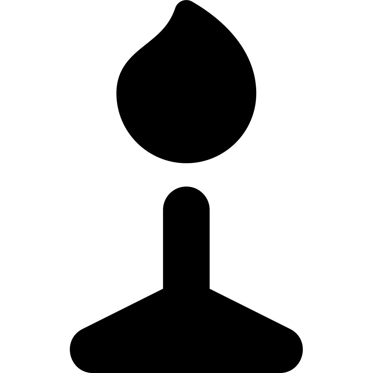 tiny bold style 분젠버너 icon