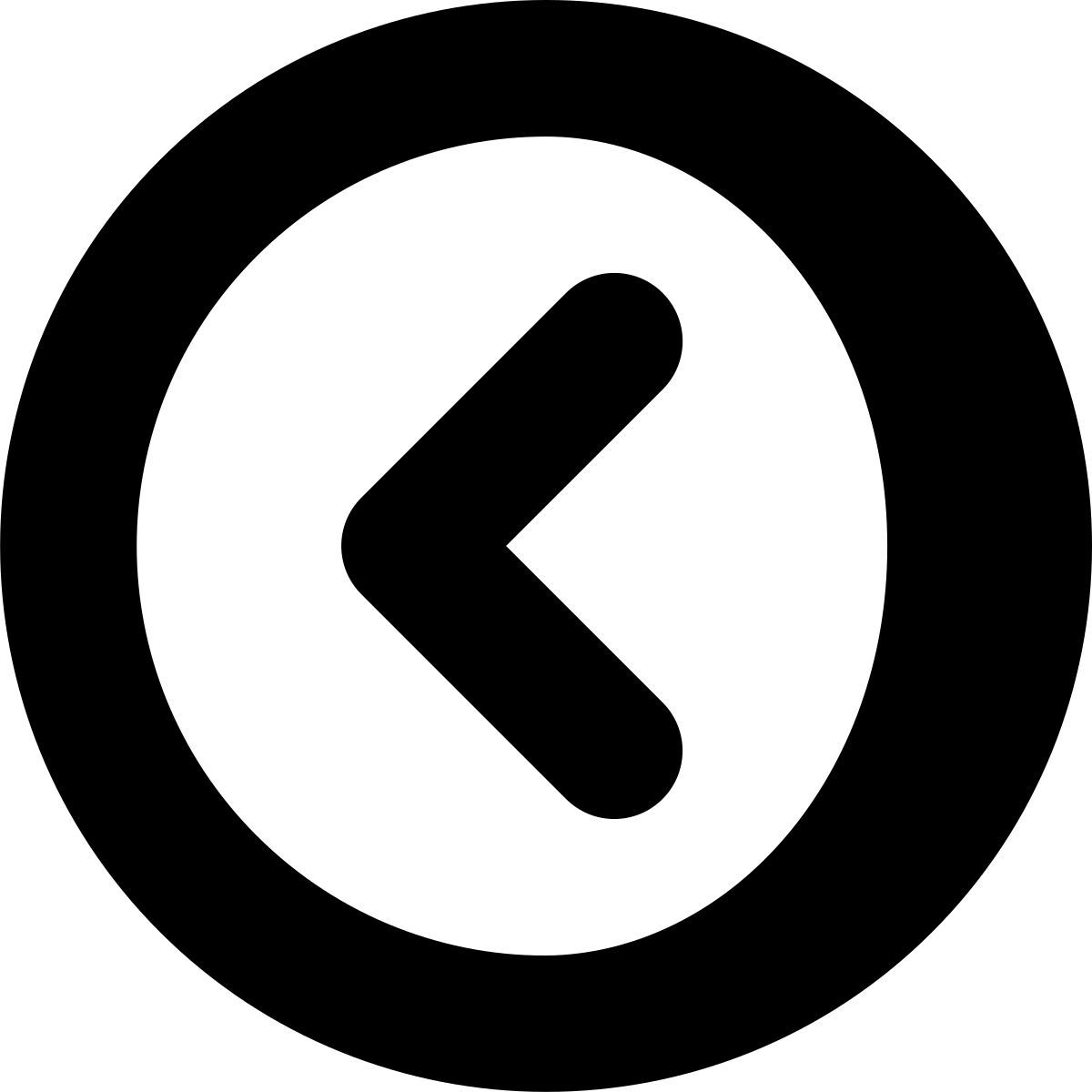 tiny bold style segno a v a sinsitra icon