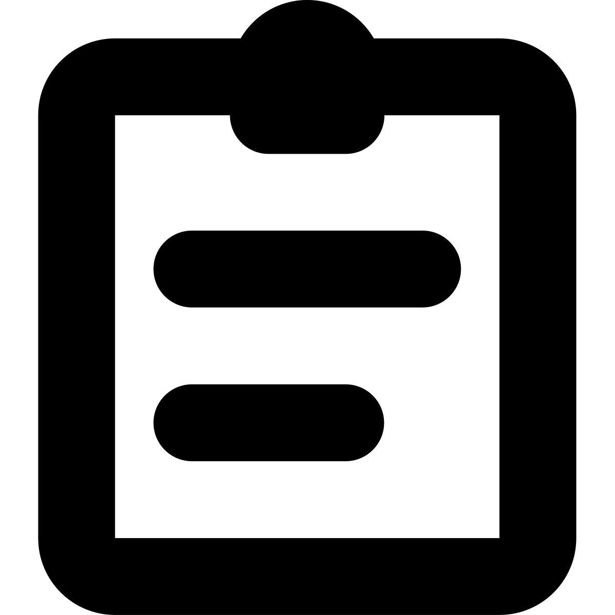 tiny bold style appunti icon