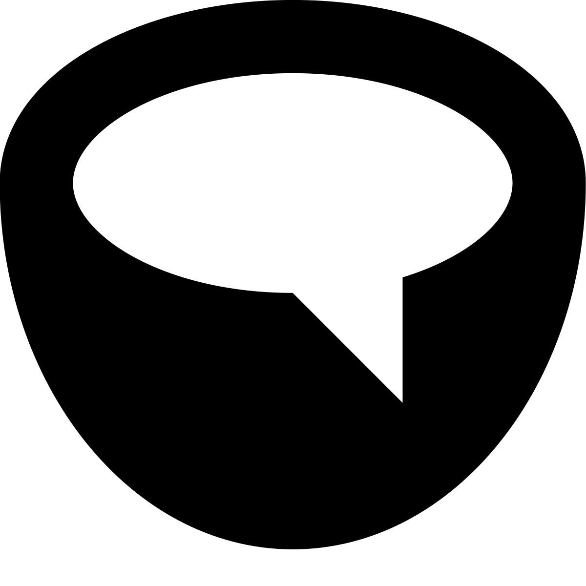 tiny bold style coconut icon