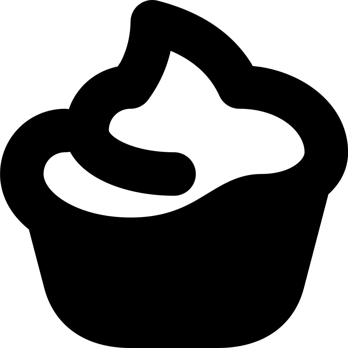 tiny bold style confectionery icon