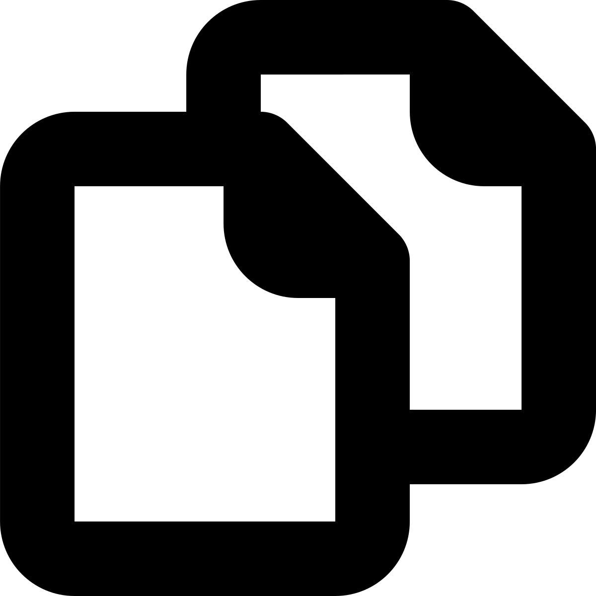 tiny bold style copy icon