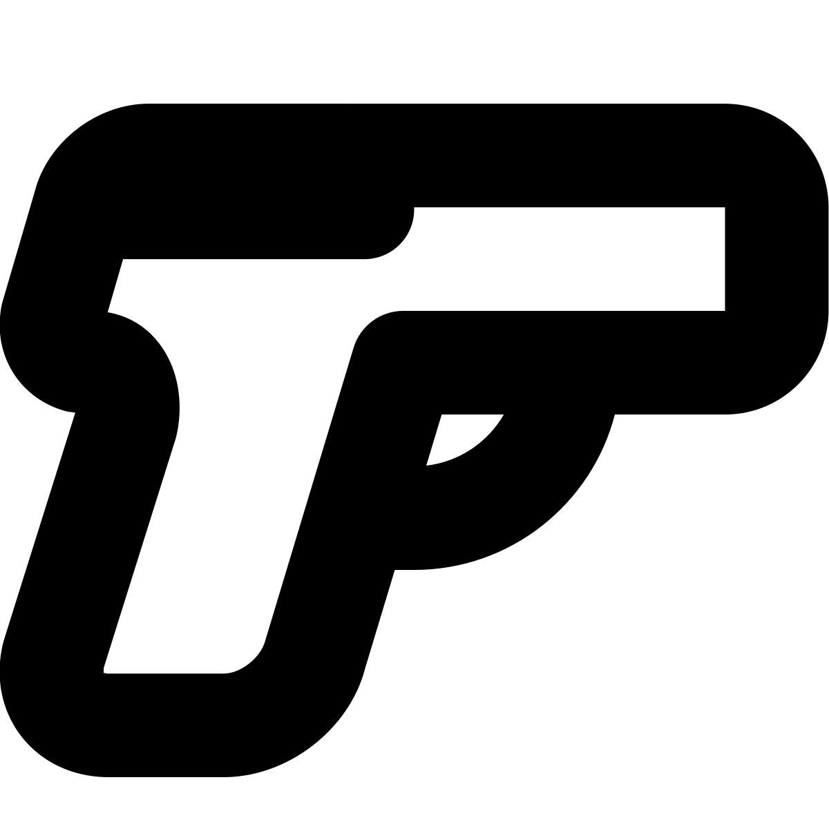 tiny bold style poliziesco icon