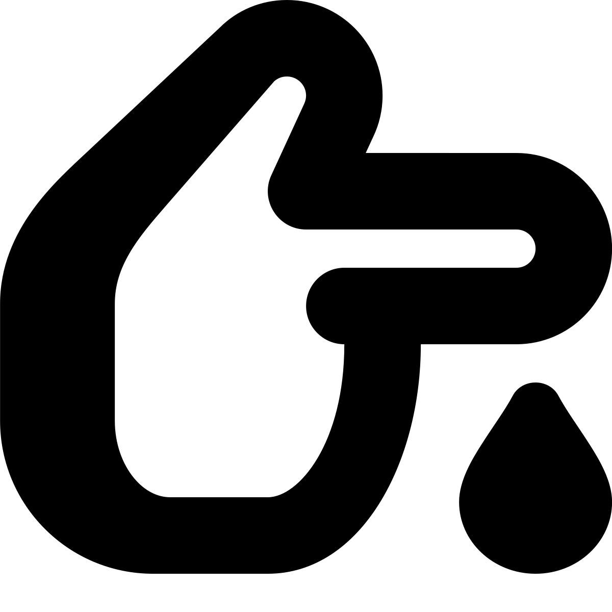 tiny bold style 당뇨병 icon