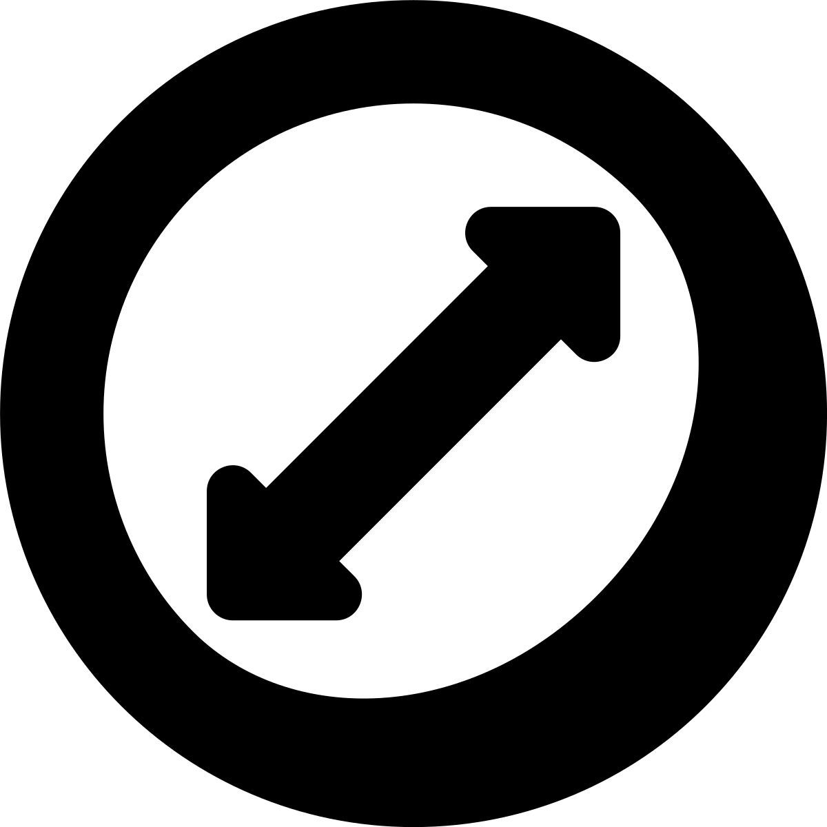 tiny bold style diametro icon