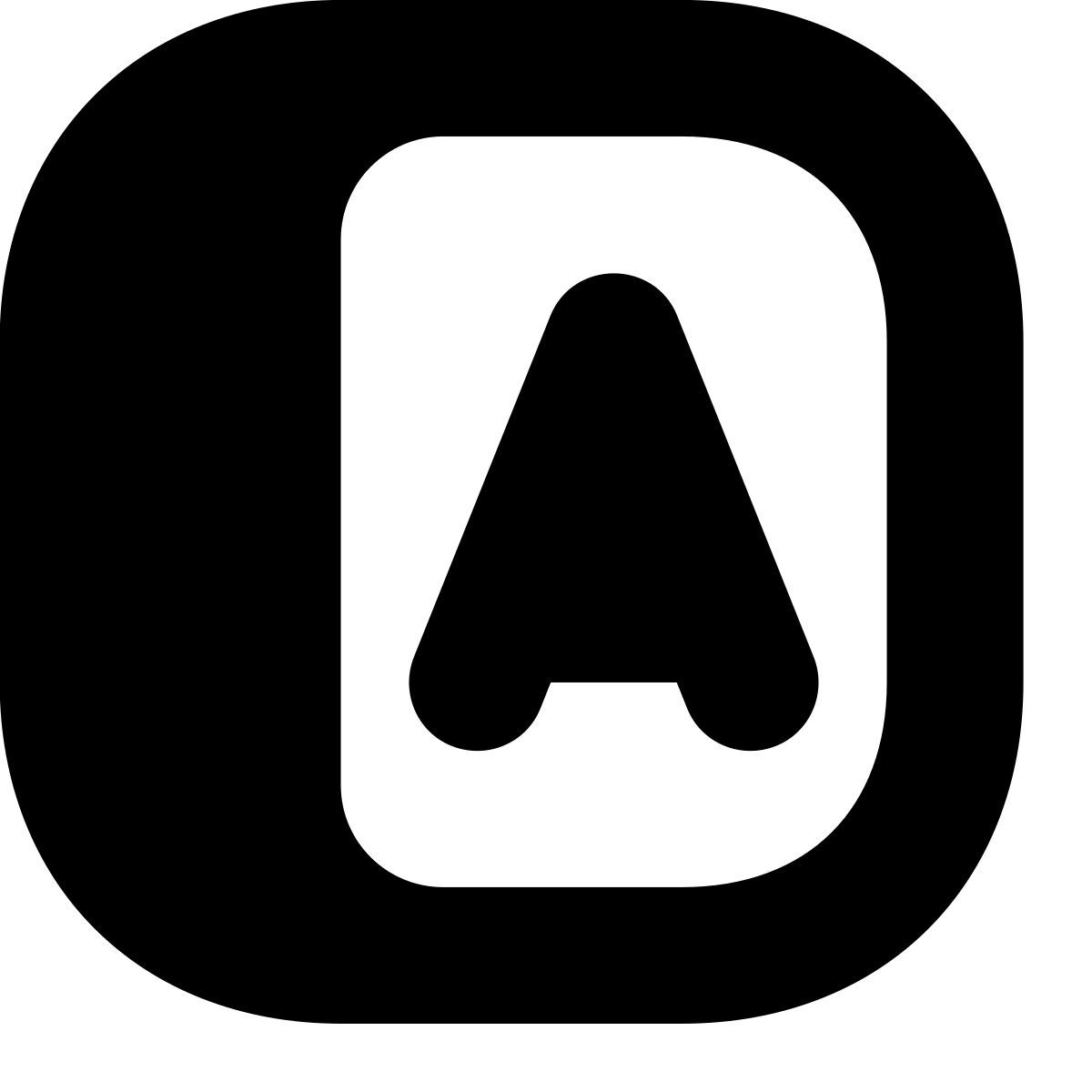 tiny bold style dizionario icon