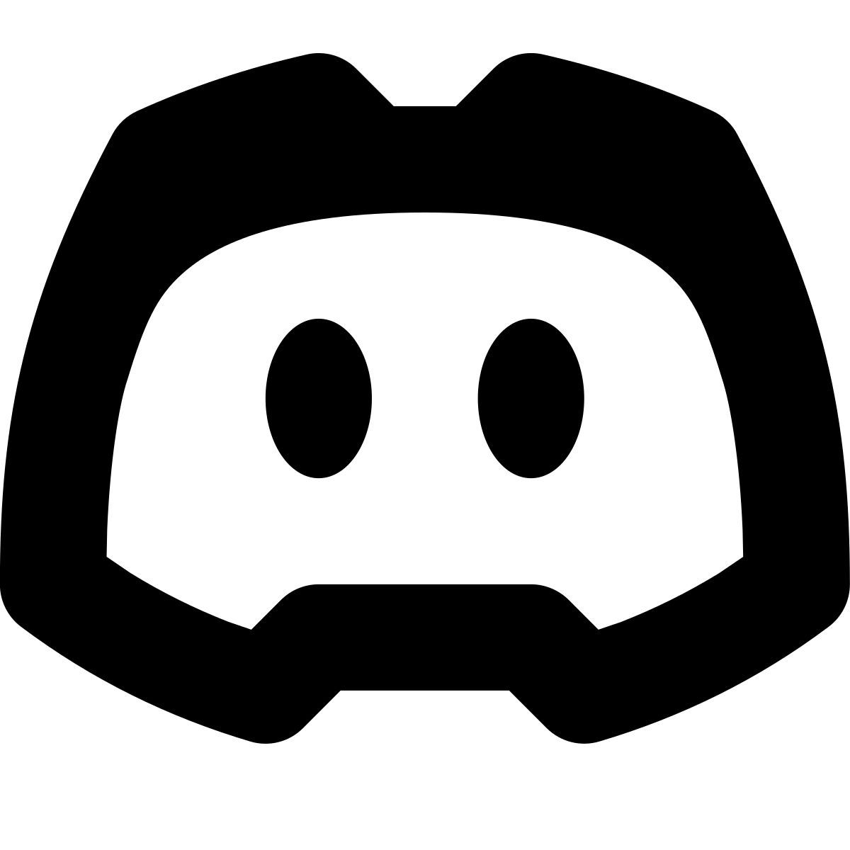 tiny bold style discord icon