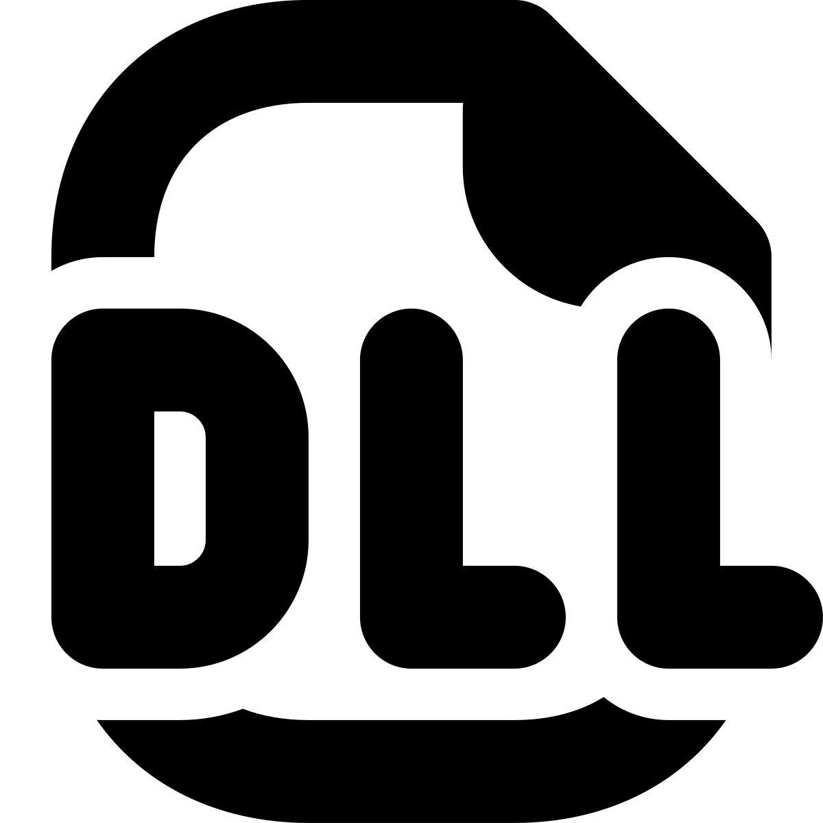 tiny bold style dll icon
