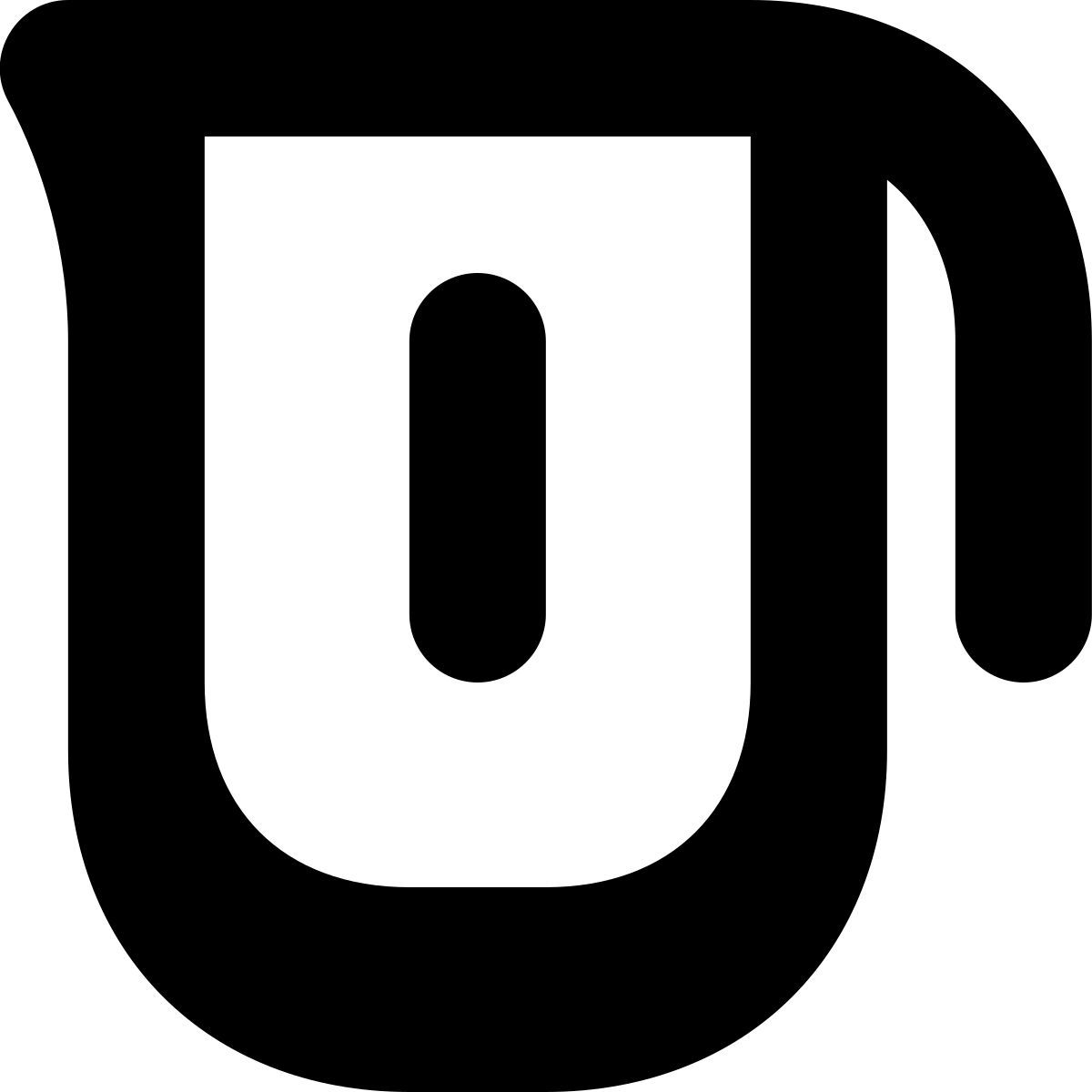 tiny bold style bollitore elettrico icon