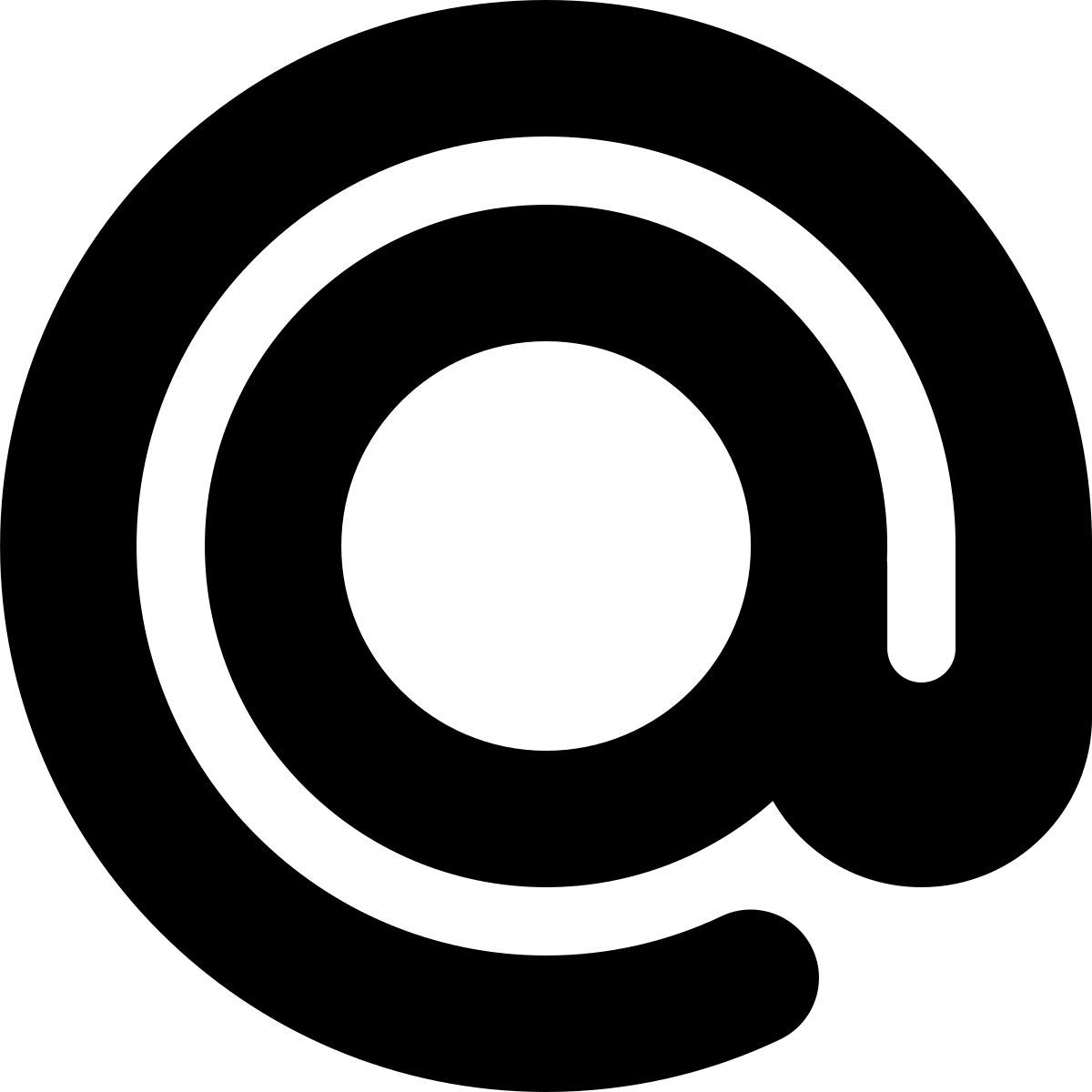 tiny bold style 电子邮件 icon