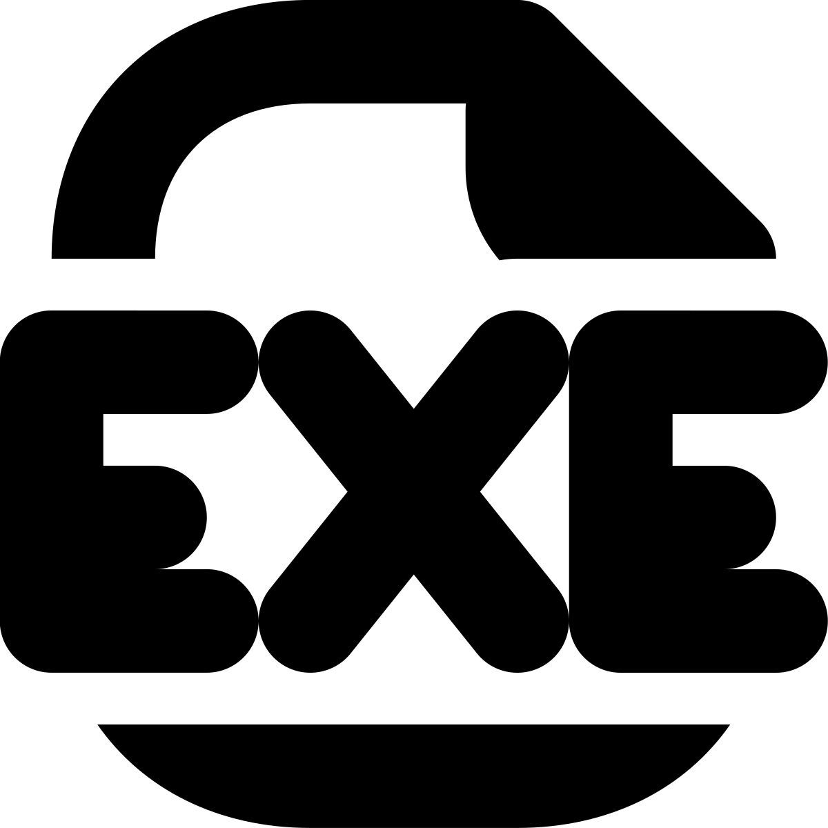 tiny bold style exe icon