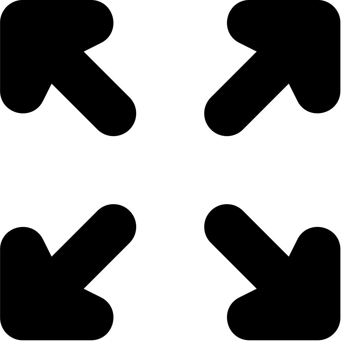 tiny bold style expand icon