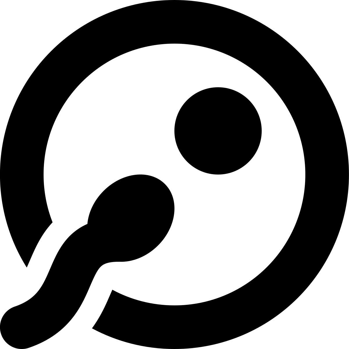 tiny bold style fertilization icon