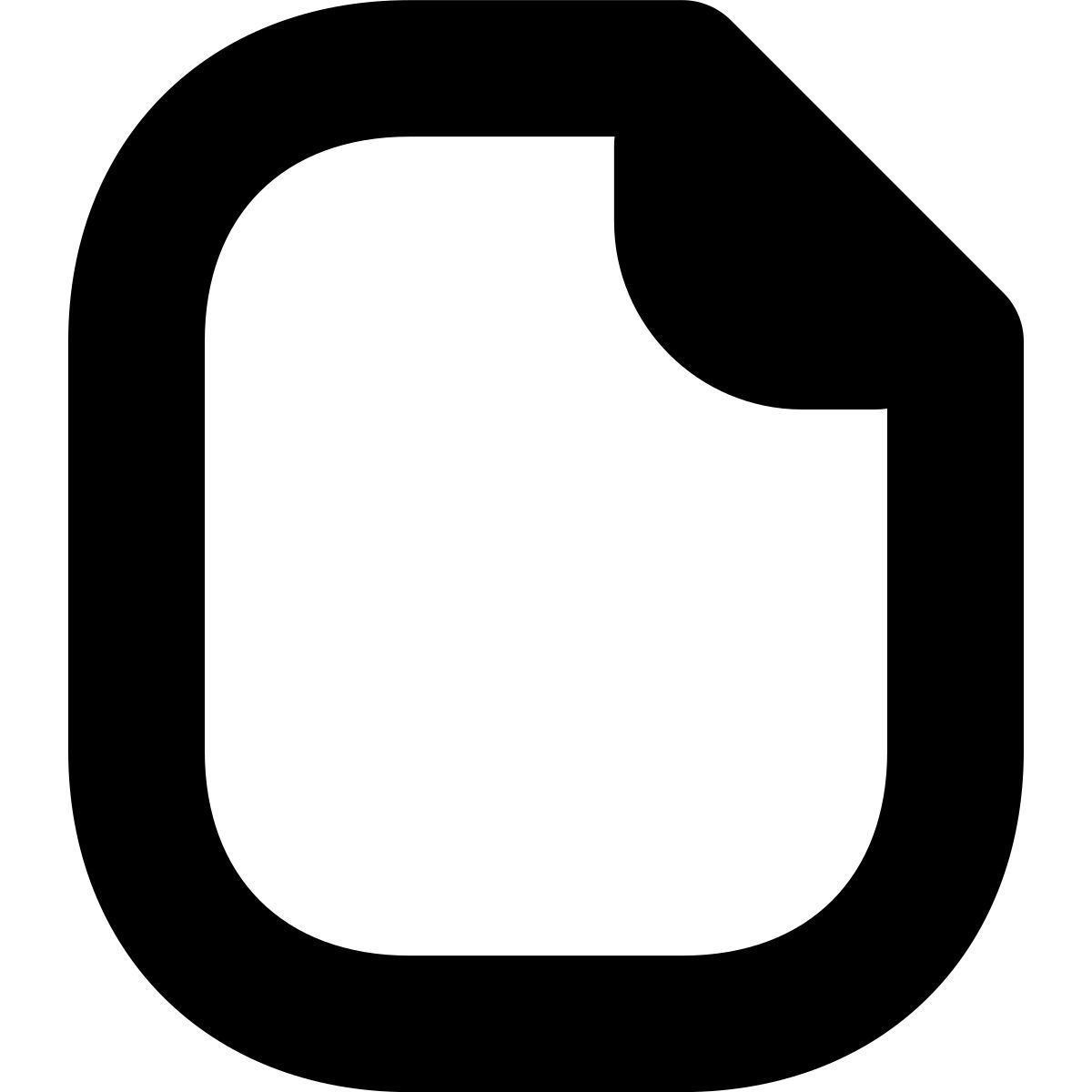 tiny bold style file icon