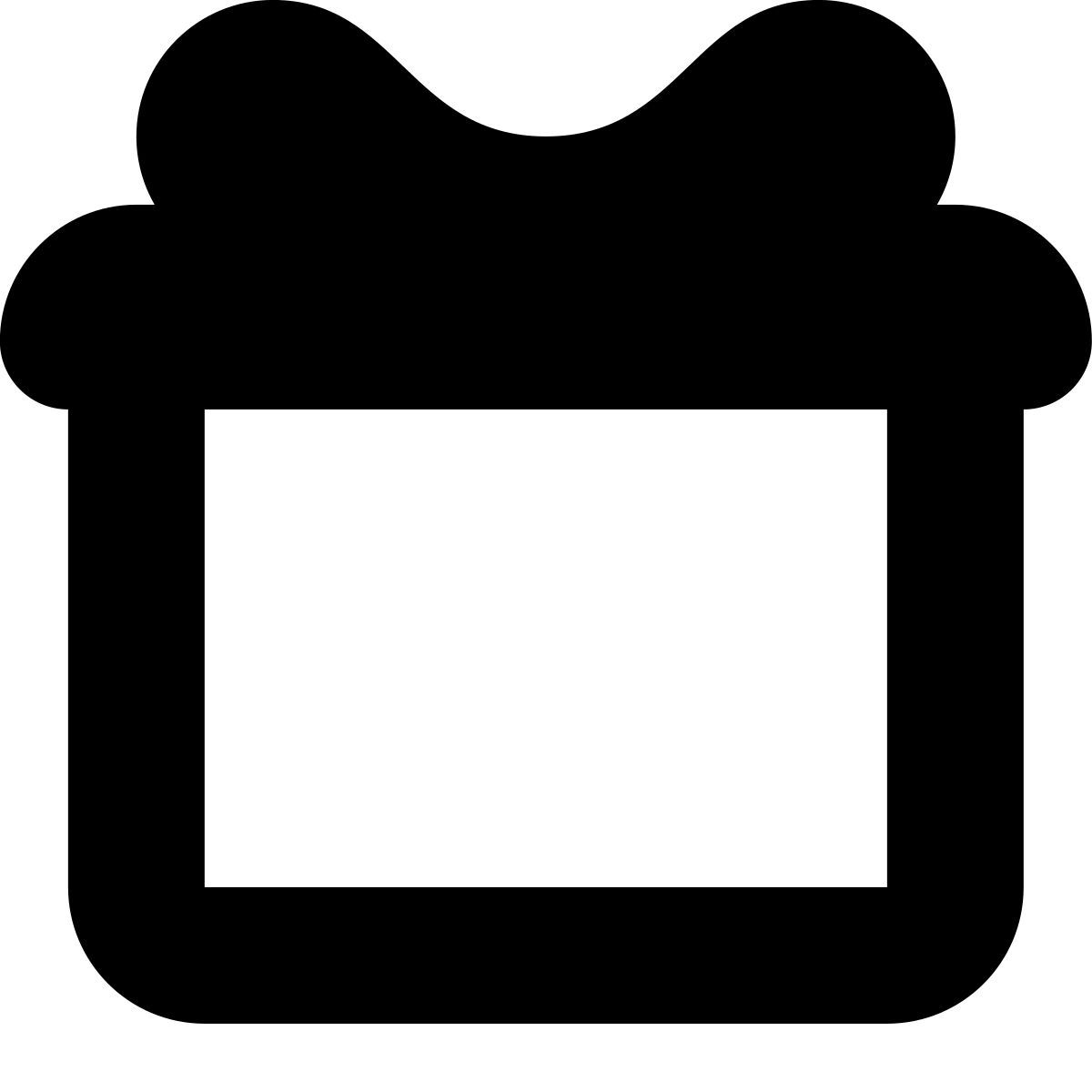 tiny bold style geschenk icon