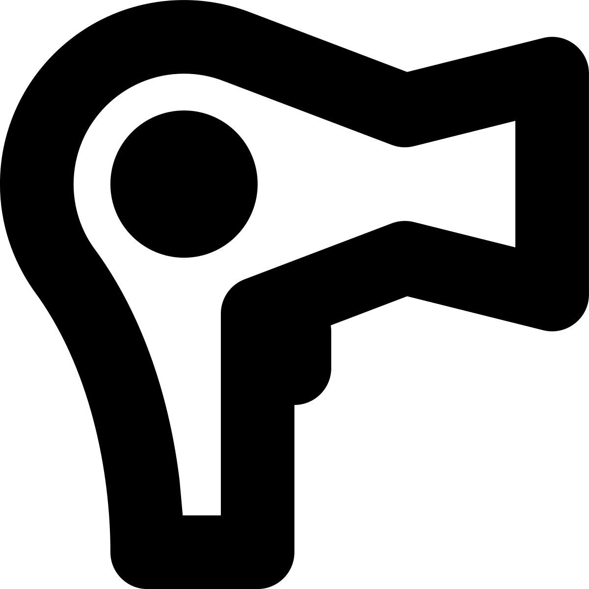 tiny bold style secador de pelo icon