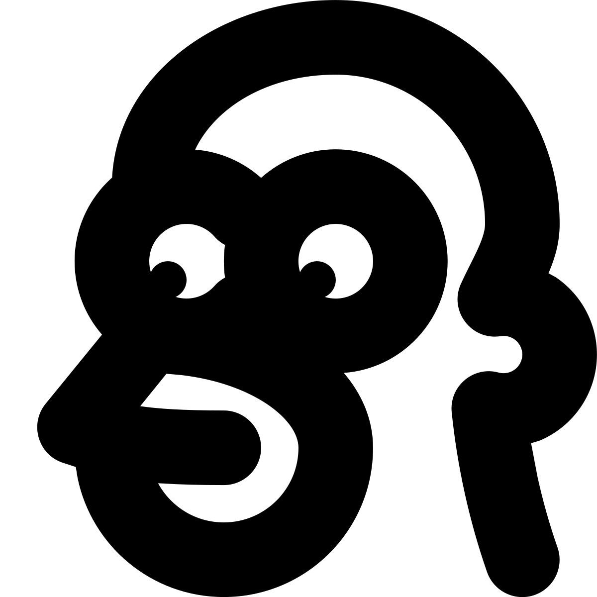 tiny bold style homer simpson icon