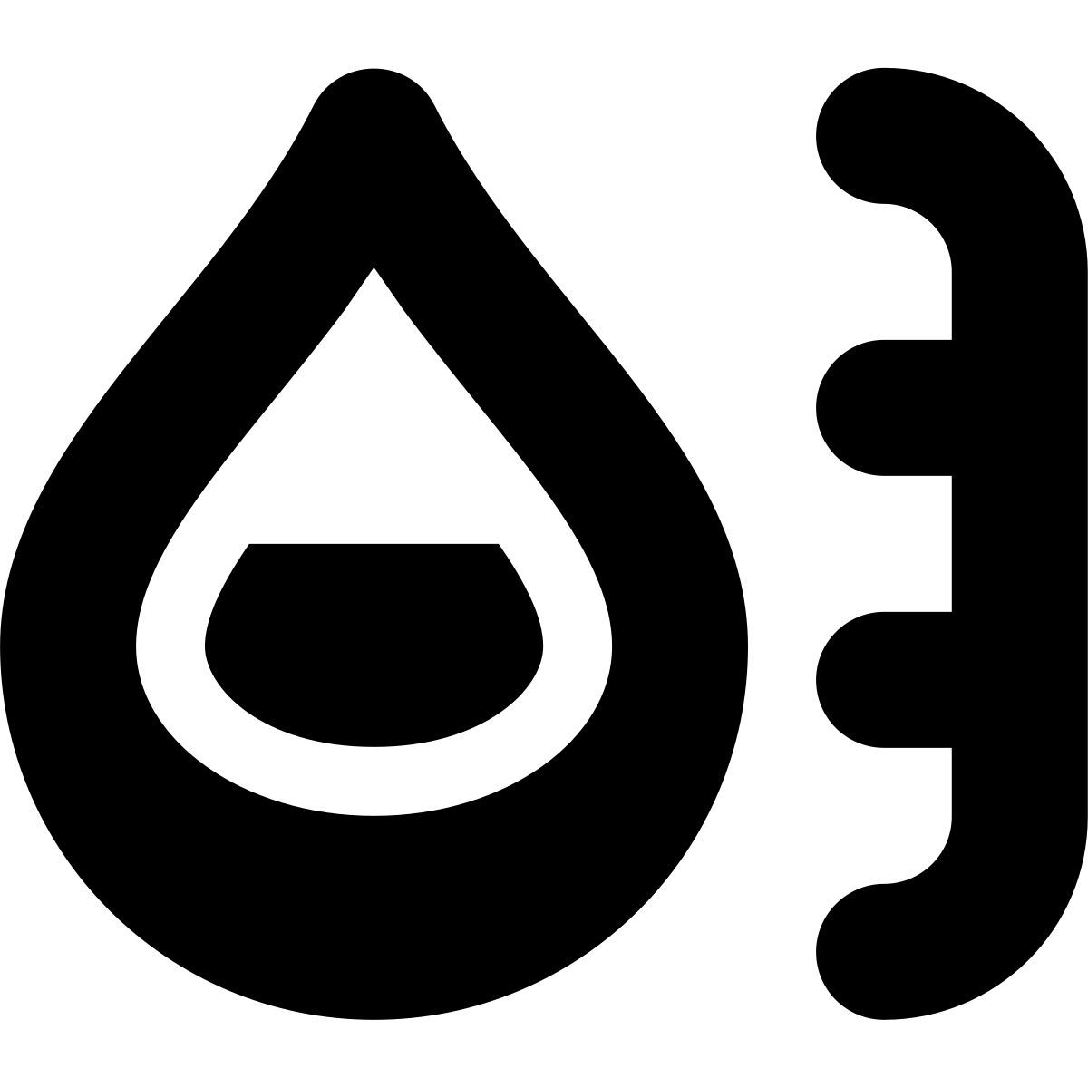 tiny bold style igrometro icon