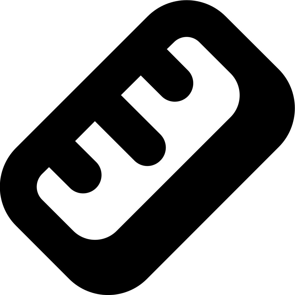 tiny bold style lunghezza icon