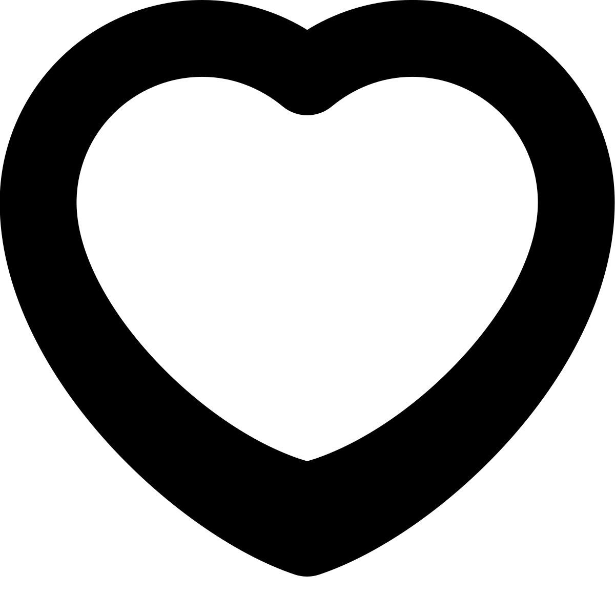 tiny bold style 喜欢 icon