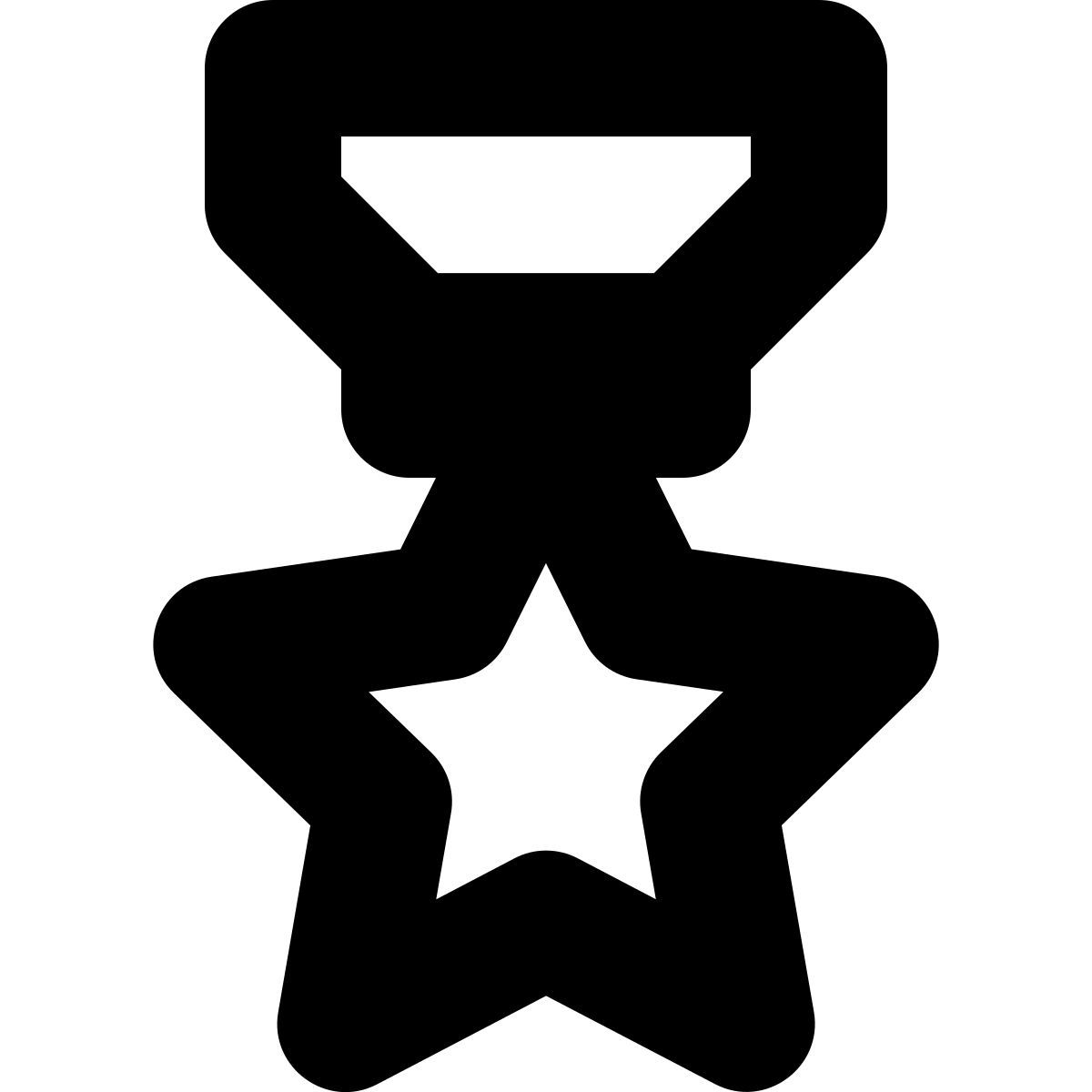 tiny bold style 勋章 icon